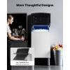 imageVEVOR Commercial Ice Maker Storage Bin 300 LBS Capacity IceBin Stainless Steel Commercial Ice Storage Bin with Adjustable AntiSlip Rubber Feet Suitable for Restaurant Hotel and Beverage Shops