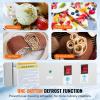 imageVEVOR Commercial Ice Roll MakerStirFried Yogurt Cream Machine 220W Ice Cream Roll Machine with 94quot x 11quot Square Pan Button Defrost Method with Food Shovels Perfect for BarsCafes Dessert Shops220W 11 x 95