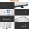 imageVEVOR Commercial Ice Roll MakerStirFried Yogurt Cream Machine 220W Ice Cream Roll Machine with 94quot x 11quot Square Pan Button Defrost Method with Food Shovels Perfect for BarsCafes Dessert Shops120W 126 x 85