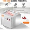 imageVEVOR Commercial Ice Roll MakerStirFried Yogurt Cream Machine 220W Ice Cream Roll Machine with 94quot x 11quot Square Pan Button Defrost Method with Food Shovels Perfect for BarsCafes Dessert Shops220W 11 x 95