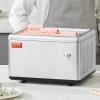 imageVEVOR Commercial Ice Roll MakerStirFried Yogurt Cream Machine 220W Ice Cream Roll Machine with 94quot x 11quot Square Pan Button Defrost Method with Food Shovels Perfect for BarsCafes Dessert Shops120W 126 x 85