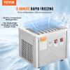 imageVEVOR Commercial Ice Roll MakerStirFried Yogurt Cream Machine 220W Ice Cream Roll Machine with 94quot x 11quot Square Pan Button Defrost Method with Food Shovels Perfect for BarsCafes Dessert Shops220W 11 x 95