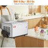imageVEVOR Commercial Ice Roll MakerStirFried Yogurt Cream Machine 220W Ice Cream Roll Machine with 94quot x 11quot Square Pan Button Defrost Method with Food Shovels Perfect for BarsCafes Dessert Shops120W 126 x 85