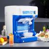 imageVEVOR Commercial Ice Shaver Crusher286lbs Per Hour Electric Snow Cone Maker with 2L Ice Cube Box 250W 1500RPM Tabletop Shaved Ice Machine for Parties Events Snack Bar Home and Commercial Use BlueBlue