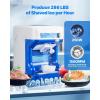 imageVEVOR Commercial Ice Shaver Crusher286lbs Per Hour Electric Snow Cone Maker with 2L Ice Cube Box 250W 1500RPM Tabletop Shaved Ice Machine for Parties Events Snack Bar Home and Commercial Use BlueBlue