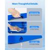 imageVEVOR Commercial Ice Shaver Crusher286lbs Per Hour Electric Snow Cone Maker with 2L Ice Cube Box 250W 1500RPM Tabletop Shaved Ice Machine for Parties Events Snack Bar Home and Commercial Use BlueBlue