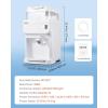 imageVEVOR Commercial Ice Shaver Crusher286lbs Per Hour Electric Snow Cone Maker with 2L Ice Cube Box 250W 1500RPM Tabletop Shaved Ice Machine for Parties Events Snack Bar Home and Commercial Use BlueWhite