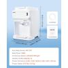 imageVEVOR Commercial Ice Shaver Crusher286lbs Per Hour Electric Snow Cone Maker with 2L Ice Cube Box 250W 1500RPM Tabletop Shaved Ice Machine for Parties Events Snack Bar Home and Commercial Use BlueWhite