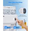 imageVEVOR Commercial Ice Shaver Crusher286lbs Per Hour Electric Snow Cone Maker with 2L Ice Cube Box 250W 1500RPM Tabletop Shaved Ice Machine for Parties Events Snack Bar Home and Commercial Use BlueWhite