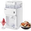 imageVEVOR Commercial Ice Shaver Crusher286lbs Per Hour Electric Snow Cone Maker with 2L Ice Cube Box 250W 1500RPM Tabletop Shaved Ice Machine for Parties Events Snack Bar Home and Commercial Use BlueWhite