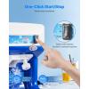 imageVEVOR Commercial Ice Shaver Crusher286lbs Per Hour Electric Snow Cone Maker with 2L Ice Cube Box 250W 1500RPM Tabletop Shaved Ice Machine for Parties Events Snack Bar Home and Commercial Use BlueBlue