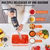imageVEVOR Commercial Immersion Blender 500 Watt 20Inch Heavy Duty Hand Mixer Variable Speed Mixer with 304 Stainless Steel Blade MultiPurpose Portable Mixer for Soup Smoothie Puree Baby Food350Watt 16inch