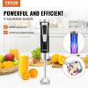 imageVEVOR Commercial Immersion Blender 500 Watt 20Inch Heavy Duty Hand Mixer Variable Speed Mixer with 304 Stainless Steel Blade MultiPurpose Portable Mixer for Soup Smoothie Puree Baby Food200Watt 8Variable