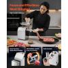 imageVEVOR Commercial Meat Grinder 550LBh 1100W Electric Meat Mincer ETL Approved Heavy Duty Industrial Meat Mincer Machine8300LBh