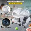 imageVEVOR Commercial Meat Slicer 10 inch Electric Food Slicer 240W Frozen Meat Deli Slicer Premium Chromiumplated Steel Blade SemiAuto Meat Slicer For Commercial and Home use10IN240W