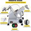 imageVEVOR Commercial Meat Slicer 10 inch Electric Food Slicer 240W Frozen Meat Deli Slicer Premium Chromiumplated Steel Blade SemiAuto Meat Slicer For Commercial and Home use12IN320W