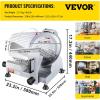 imageVEVOR Commercial Meat Slicer 10 inch Electric Food Slicer 240W Frozen Meat Deli Slicer Premium Chromiumplated Steel Blade SemiAuto Meat Slicer For Commercial and Home use12IN320W