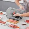 imageVEVOR Commercial Meat Slicer 10 inch Electric Food Slicer 240W Frozen Meat Deli Slicer Premium Chromiumplated Steel Blade SemiAuto Meat Slicer For Commercial and Home use75 inch180W