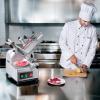 imageVEVOR Commercial Meat Slicer 10 inch Electric Food Slicer 240W Frozen Meat Deli Slicer Premium Chromiumplated Steel Blade SemiAuto Meat Slicer For Commercial and Home use12IN180W  370W