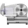 imageVEVOR Commercial Meat Slicer 10 inch Electric Food Slicer 240W Frozen Meat Deli Slicer Premium Chromiumplated Steel Blade SemiAuto Meat Slicer For Commercial and Home use75 inch180W