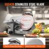 imageVEVOR Commercial Meat Slicer 10 inch Electric Food Slicer 240W Frozen Meat Deli Slicer Premium Chromiumplated Steel Blade SemiAuto Meat Slicer For Commercial and Home use10IN340W
