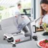 imageVEVOR Commercial Meat Slicer 10 inch Electric Food Slicer 240W Frozen Meat Deli Slicer Premium Chromiumplated Steel Blade SemiAuto Meat Slicer For Commercial and Home use10IN240W