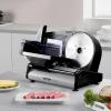 imageVEVOR Commercial Meat Slicer 10 inch Electric Food Slicer 240W Frozen Meat Deli Slicer Premium Chromiumplated Steel Blade SemiAuto Meat Slicer For Commercial and Home use75IN180W