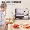 imageVEVOR Commercial Meat Slicer 10 inch Electric Food Slicer 240W Frozen Meat Deli Slicer Premium Chromiumplated Steel Blade SemiAuto Meat Slicer For Commercial and Home use75IN200W