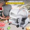 imageVEVOR Commercial Meat Slicer 10 inch Electric Food Slicer 240W Frozen Meat Deli Slicer Premium Chromiumplated Steel Blade SemiAuto Meat Slicer For Commercial and Home use10IN240W