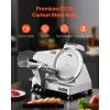 imageVEVOR Commercial Meat Slicer 10 inch Electric Food Slicer 240W Frozen Meat Deli Slicer Premium Chromiumplated Steel Blade SemiAuto Meat Slicer For Commercial and Home use10IN180W