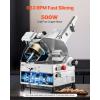 imageVEVOR Commercial Meat Slicer 10 inch Electric Food Slicer 240W Frozen Meat Deli Slicer Premium Chromiumplated Steel Blade SemiAuto Meat Slicer For Commercial and Home use10IN500W