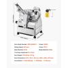 imageVEVOR Commercial Meat Slicer 10 inch Electric Food Slicer 240W Frozen Meat Deli Slicer Premium Chromiumplated Steel Blade SemiAuto Meat Slicer For Commercial and Home use10IN500W