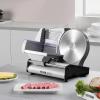 imageVEVOR Commercial Meat Slicer 10 inch Electric Food Slicer 240W Frozen Meat Deli Slicer Premium Chromiumplated Steel Blade SemiAuto Meat Slicer For Commercial and Home use87IN180W