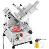 imageVEVOR Commercial Meat Slicer 10 inch Electric Food Slicer 240W Frozen Meat Deli Slicer Premium Chromiumplated Steel Blade SemiAuto Meat Slicer For Commercial and Home use10IN500W
