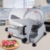 imageVEVOR Commercial Meat Slicer 10 inch Electric Food Slicer 240W Frozen Meat Deli Slicer Premium Chromiumplated Steel Blade SemiAuto Meat Slicer For Commercial and Home use12IN320W
