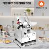 imageVEVOR Commercial Meat Slicer 10 inch Electric Food Slicer 240W Frozen Meat Deli Slicer Premium Chromiumplated Steel Blade SemiAuto Meat Slicer For Commercial and Home use10IN540W