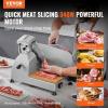 imageVEVOR Commercial Meat Slicer 10 inch Electric Food Slicer 240W Frozen Meat Deli Slicer Premium Chromiumplated Steel Blade SemiAuto Meat Slicer For Commercial and Home use10IN340W