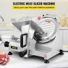 imageVEVOR Commercial Meat Slicer 10 inch Electric Food Slicer 240W Frozen Meat Deli Slicer Premium Chromiumplated Steel Blade SemiAuto Meat Slicer For Commercial and Home use87IN200W