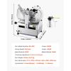 imageVEVOR Commercial Meat Slicer 10 inch Electric Food Slicer 240W Frozen Meat Deli Slicer Premium Chromiumplated Steel Blade SemiAuto Meat Slicer For Commercial and Home use12IN180W  370W