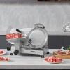 imageVEVOR Commercial Meat Slicer 10 inch Electric Food Slicer 240W Frozen Meat Deli Slicer Premium Chromiumplated Steel Blade SemiAuto Meat Slicer For Commercial and Home use10IN340W