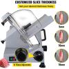 imageVEVOR Commercial Meat Slicer 10 inch Electric Food Slicer 240W Frozen Meat Deli Slicer Premium Chromiumplated Steel Blade SemiAuto Meat Slicer For Commercial and Home use12IN320W