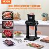 imageVEVOR Commercial Meat Tenderizer Heavy Duty Stainless Steel Meat Tenderizer Machine Quick and Easy Manual Operation Kitchen Tool 58quot Feed Port for Beef Turkey Chicken Pork Steak and Fish