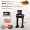 imageVEVOR Commercial Meat Tenderizer Heavy Duty Stainless Steel Meat Tenderizer Machine Quick and Easy Manual Operation Kitchen Tool 58quot Feed Port for Beef Turkey Chicken Pork Steak and Fish