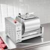 imageVEVOR Commercial Meat Tumbler Marinator 40L Vacuum Tumbler Marinating Machine with Bidirectional Rotation and 3Speed Stainless Steel Vacuum Curing Machine for Chicken Pork Fish Steak HouseSilver