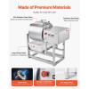 imageVEVOR Commercial Meat Tumbler Marinator 40L Vacuum Tumbler Marinating Machine with Bidirectional Rotation and 3Speed Stainless Steel Vacuum Curing Machine for Chicken Pork Fish Steak HouseSilver