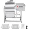 imageVEVOR Commercial Meat Tumbler Marinator 40L Vacuum Tumbler Marinating Machine with Bidirectional Rotation and 3Speed Stainless Steel Vacuum Curing Machine for Chicken Pork Fish Steak HouseSilver