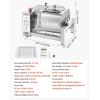 imageVEVOR Commercial Meat Tumbler Marinator 40L Vacuum Tumbler Marinating Machine with Bidirectional Rotation and 3Speed Stainless Steel Vacuum Curing Machine for Chicken Pork Fish Steak HouseSilver