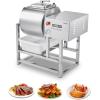 imageVEVOR Commercial Meat Tumbler Marinator 40L Vacuum Tumbler Marinating Machine with Bidirectional Rotation and 3Speed Stainless Steel Vacuum Curing Machine for Chicken Pork Fish Steak HouseSilver