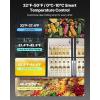 imageVEVOR Commercial Merchandiser Refrigerator 1147 CUFT Glass Door Display Refrigerator Upright Beverage Refrigerator Cooler Merchandiser with 4 Adjustable Shelves Casters Soft LED Light Black2669 cuft