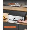 imageVEVOR Commercial Pizza Oven Countertop 14quot Double Deck Layer Stainless Steel Electric Pizza Oven with Stone and Handle Multipurpose Indoor Pizza Maker for Restaurant Home Pretzels Baked16Inch Single Layer